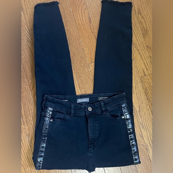 DL1961 Farrow Ankle High Rise Instasculpt Jeans Tuxedo Size 27 - Picture 2 of 7